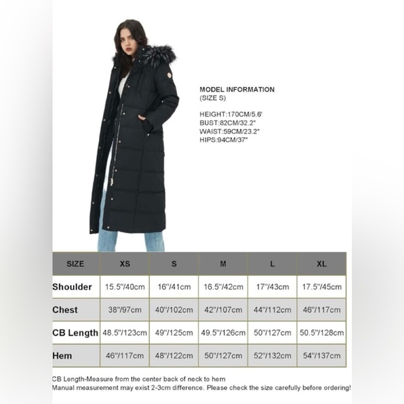 Women's Thickened Down Coat Warm Long Puffer Jacket Water Resistent Wind… - Picture 5 of 10